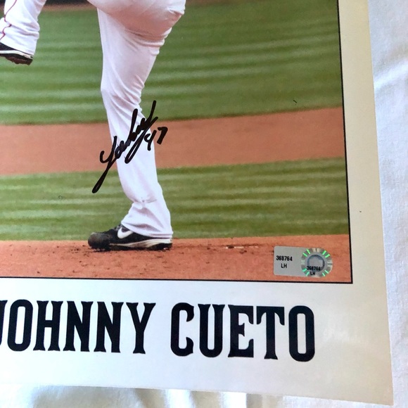 ⚾️ 2009 Johnny Cueto Cincinnati Reds signed photo - Picture 3 of 7